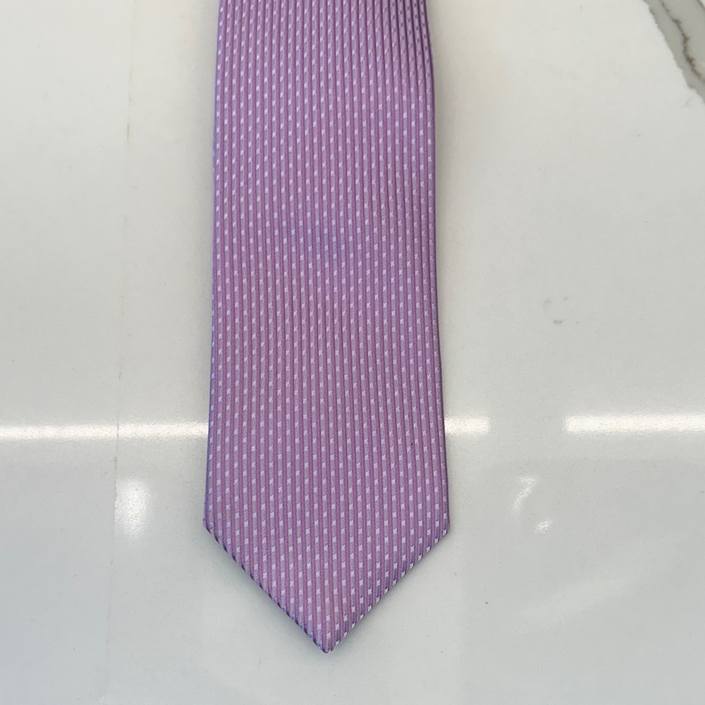 Classic Lavender Striped Tie